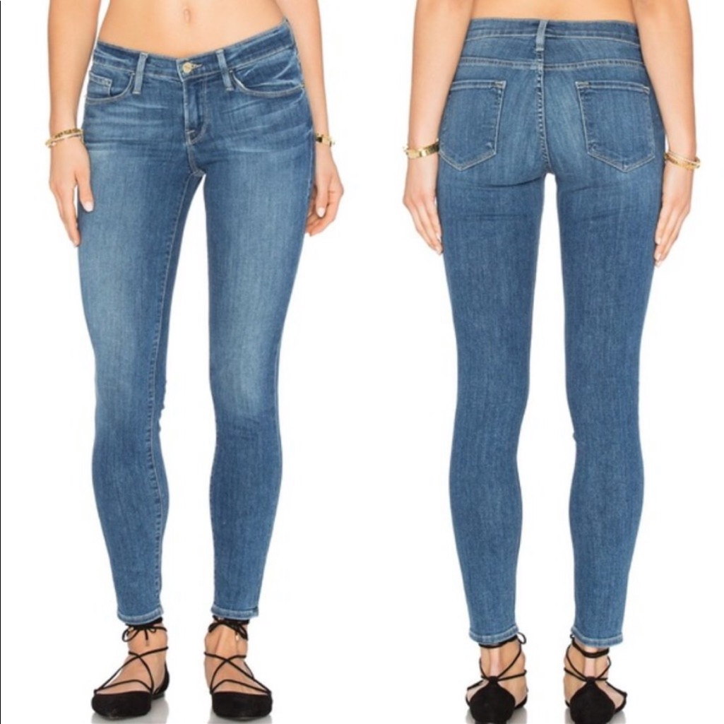 Frame Denim Le Skinny Jeanne Crop Size 27